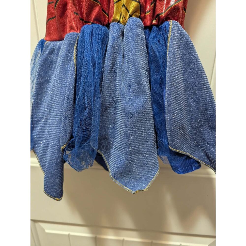 Girls Rubie's DC Comics Wonder Woman Dress Halloween Costume Size S (4-6) - Picture 3 of 9